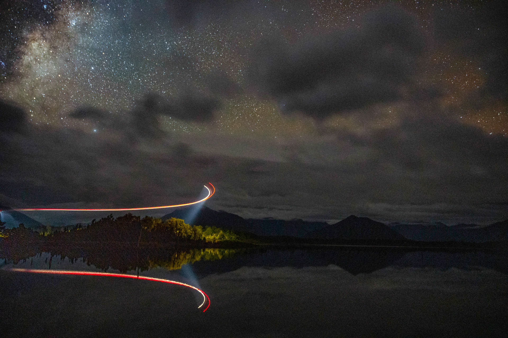 First astro attempt at Kapitea Reservoir