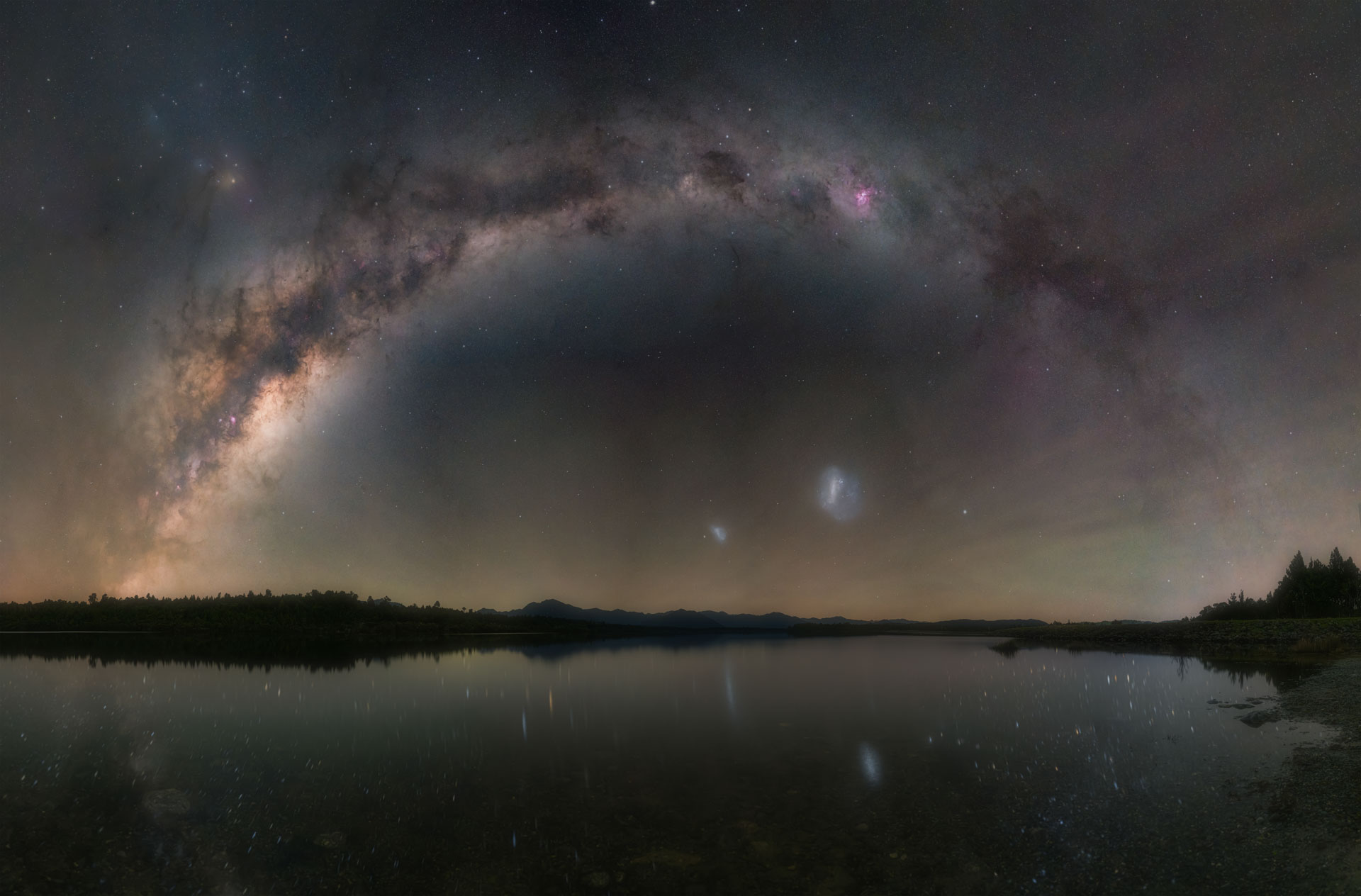 Full Milky Way panorama at Dillmans
