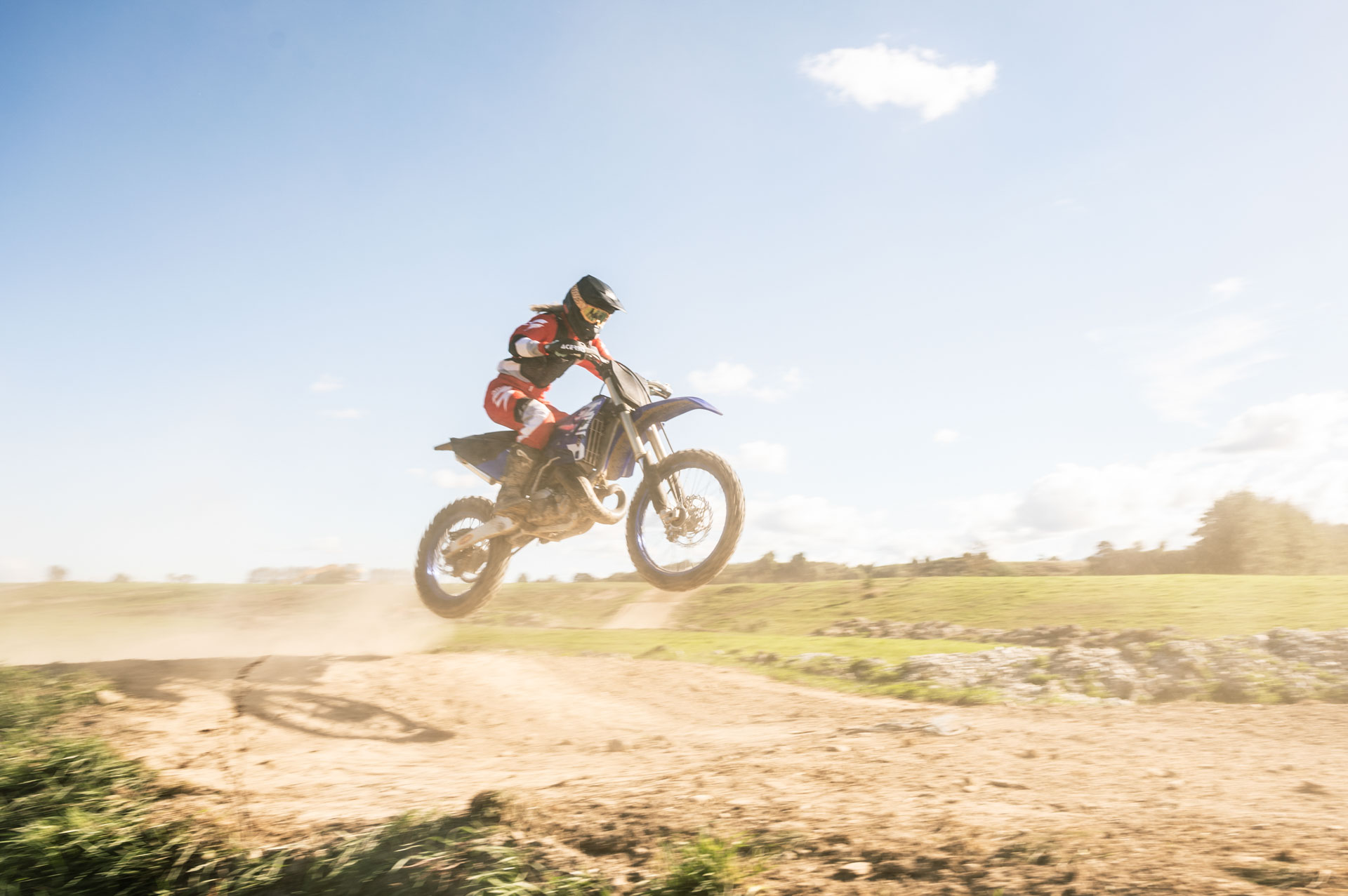 Dirt bike action photography