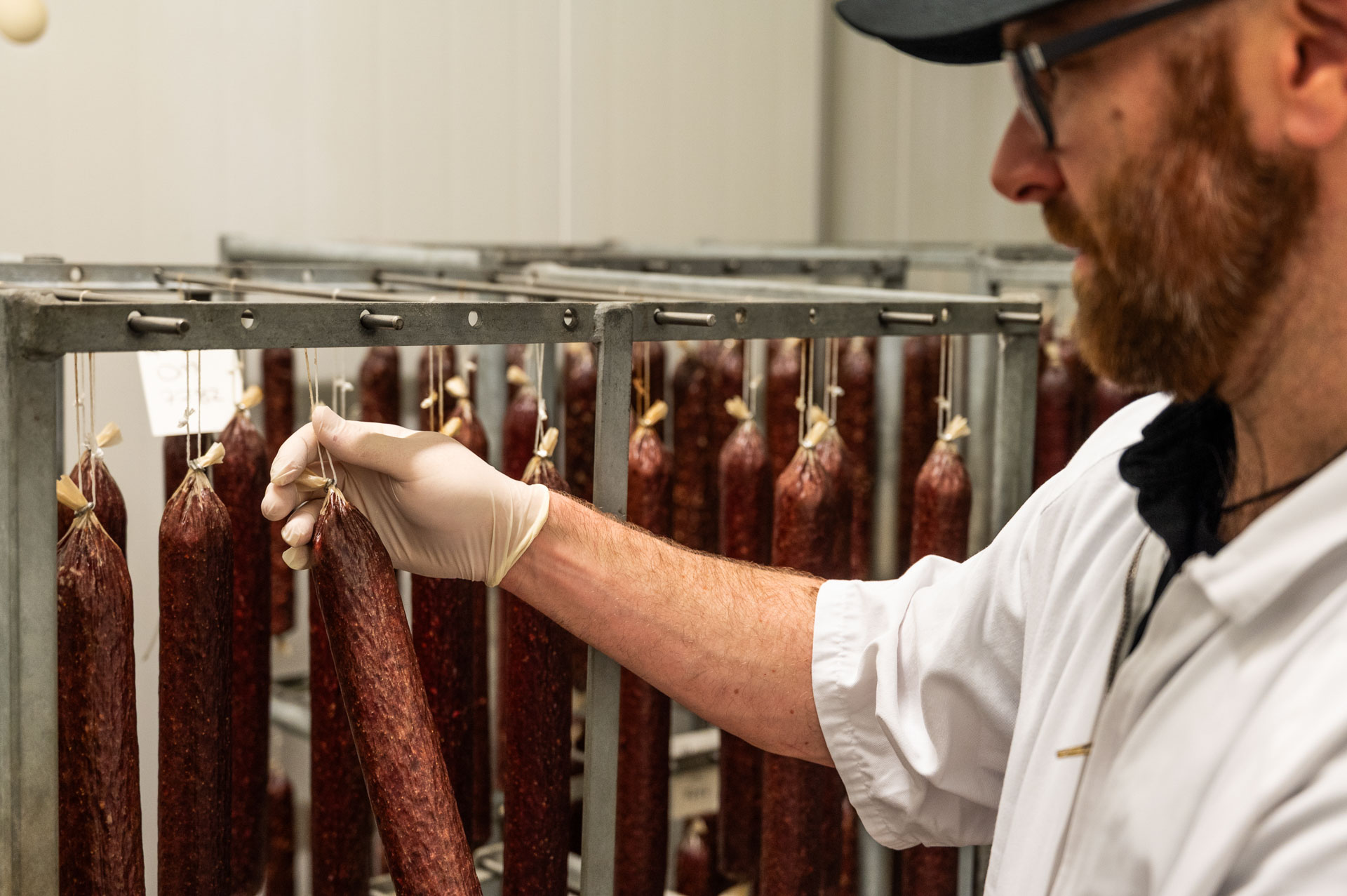 Blackball Salami product photography