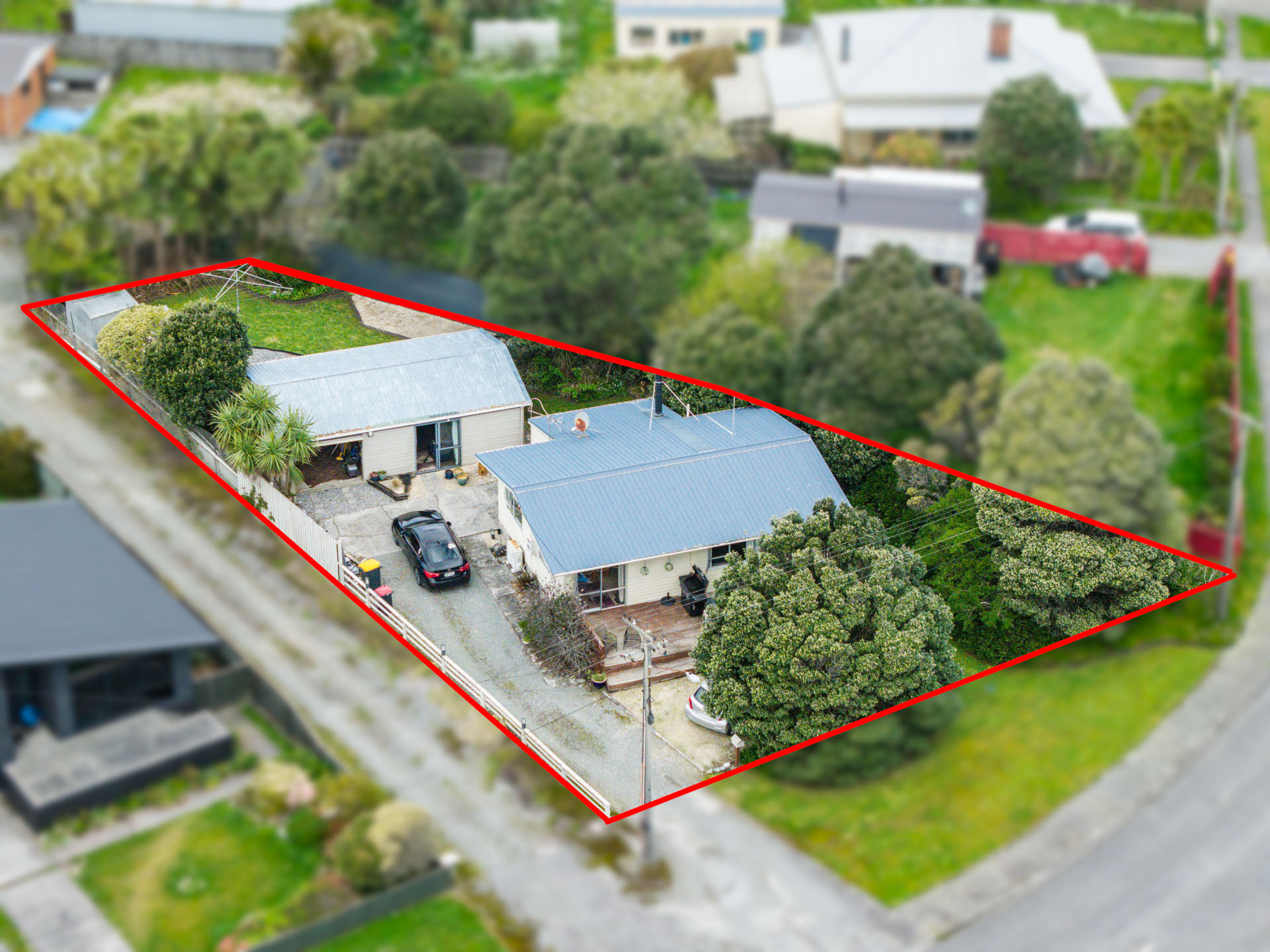 Drone aerial real estate photography