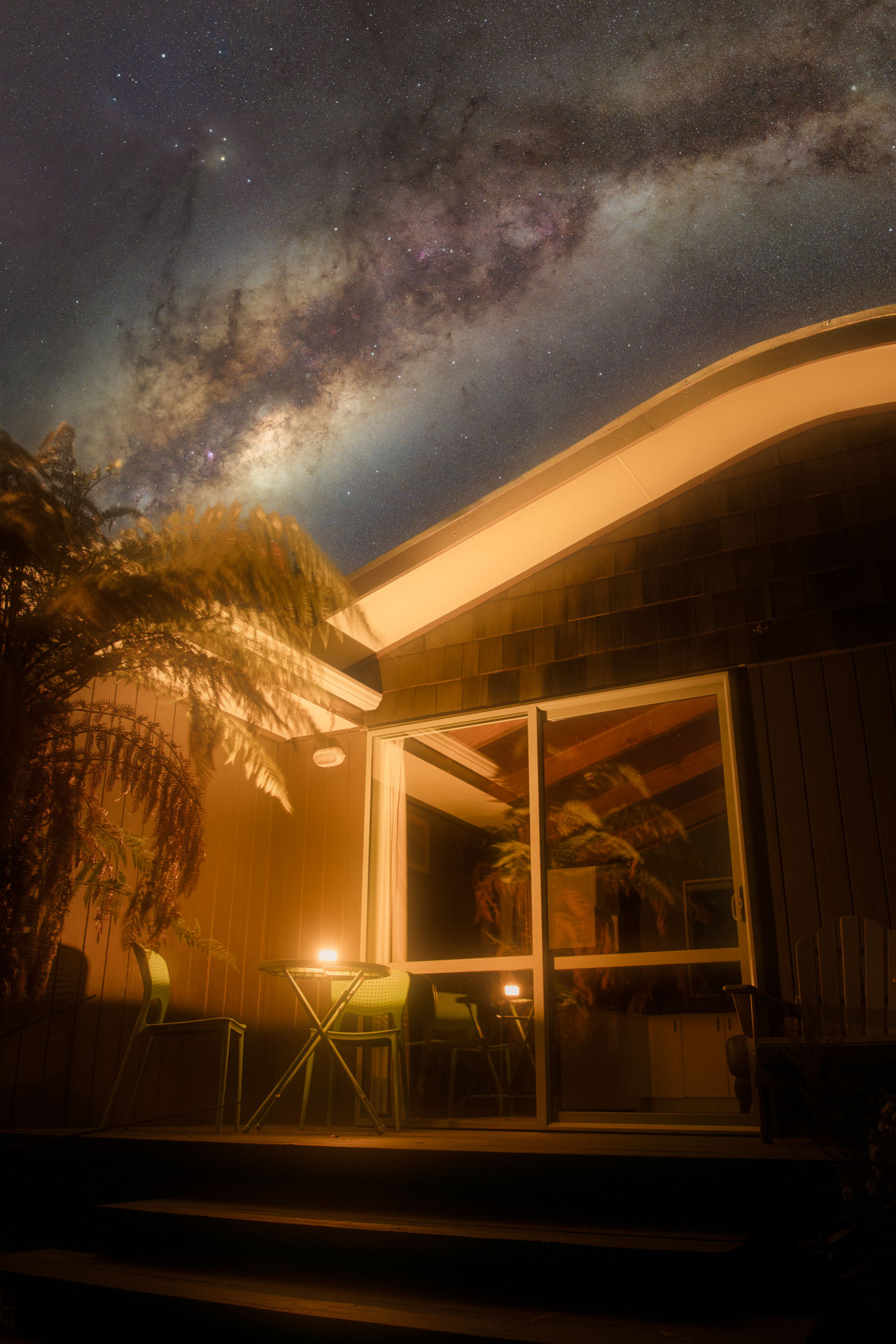 Accommodation under the Milky Way