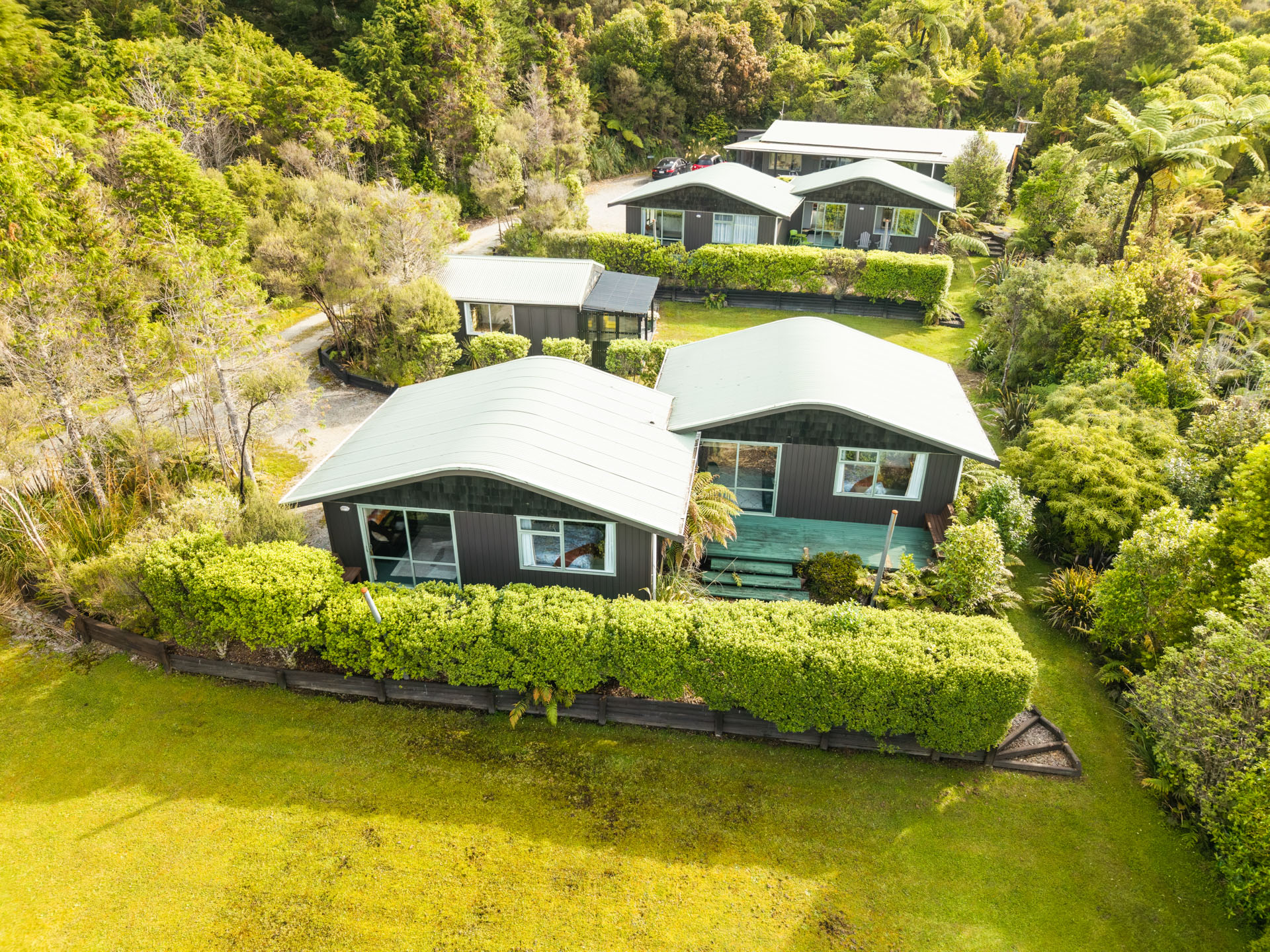 Drone aerial accommodation photography